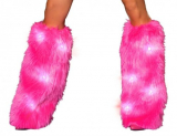 Fluffy Leg Warmers Light-up LED