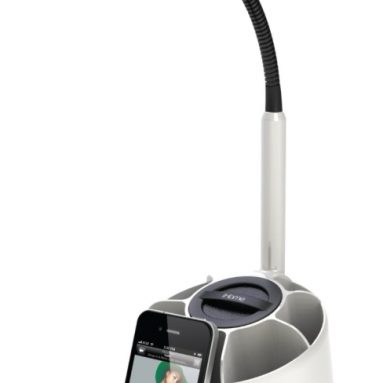 iHome iPad/iPod/iPhone Speaker/LED Desk Lamp With Organizer