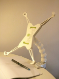 iPad Clamp Mount Pivoting, Articulating Stand for iPad 2, 3, 4