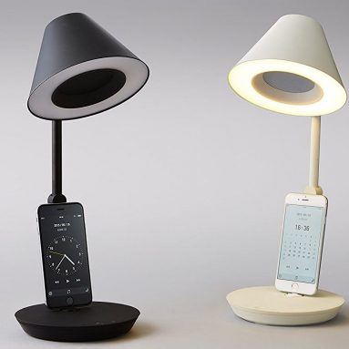 iPhone and iPad Lightning Charging Dock with Speaker & Desk Lamp with USB Port