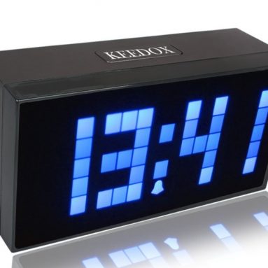 LED Light Snooze Wall Desk Alarm Calendar Clock