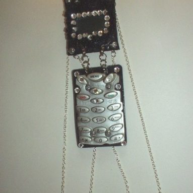 Recycled Cell Phone Necklace