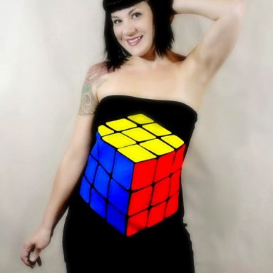 Rubik’s Cube 3-D Tube Dress