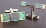 Computer Circuit Board Cufflinks