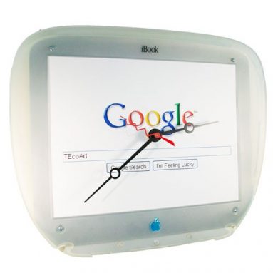 Apple iBook Blueberry Clock