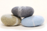 Shades of Blue and Grey – Felt Stones