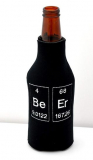Periodic Table Beer Bottle Black Neoprene