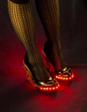Gears and Pipes Light up Steampunk heels