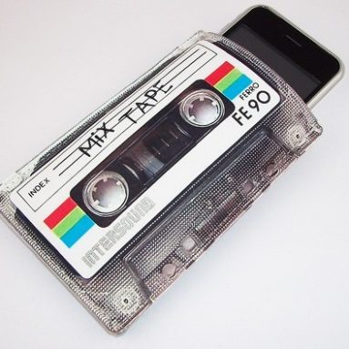 80’s Retro Mix Cassette Tape Gadget Case – iPhon
