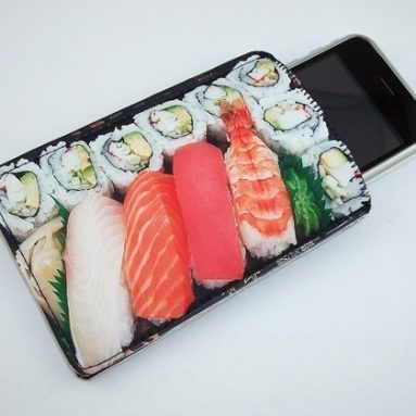 Sushi Bento Box Japanese Cuisine Gadget Case
