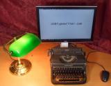 USB Typewriter – Underwood Portable with USB Port 1