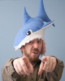 Plush Shark Hat