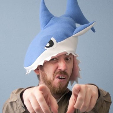 Plush Shark Hat