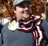 Bacon, Eggs, and Sausage Scarf