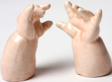 Baby Hands Ceramic Salt and Pepper Shakers