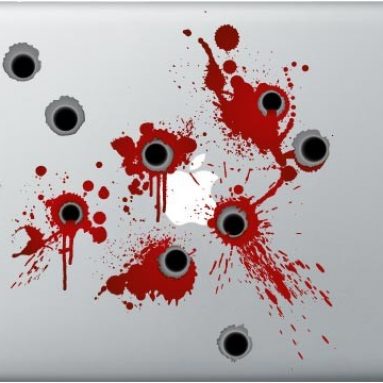 Bloody Bullet Holes 3M Decal