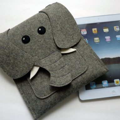 Elephant iPad 2 sleeve