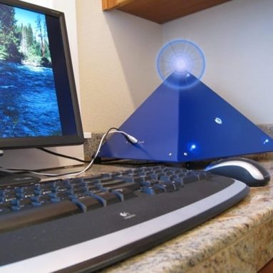 Pyramid-shaped Computer Case
