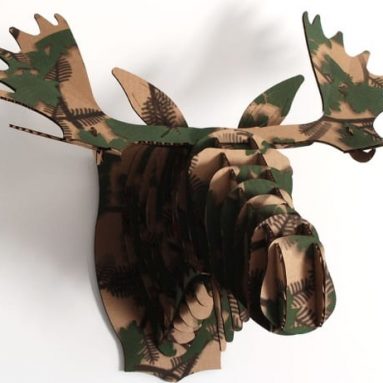 Large Moose Trophy- Camouflage