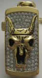 USB Death of the Egypt Gold Goat with White Swarovski Crystal