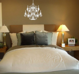 Elegant Chandelier viny wall decal