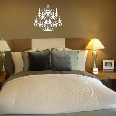 Elegant Chandelier viny wall decal