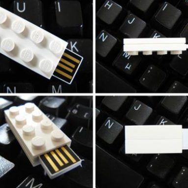 Flash memory stick in a LEGO