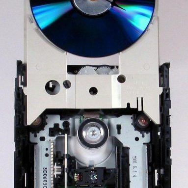 Computer CD-Rom Clock Desk or Wall Mount