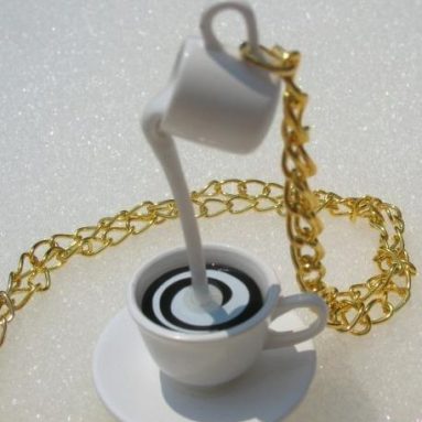 Coffee With Cream Please Necklace