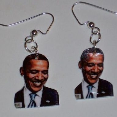 Barack Obama earrings