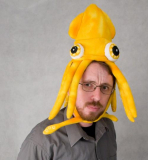 Plush Squid Hat -Pillow