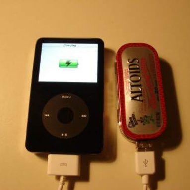 Minty Boost portable iPod/USB charger
