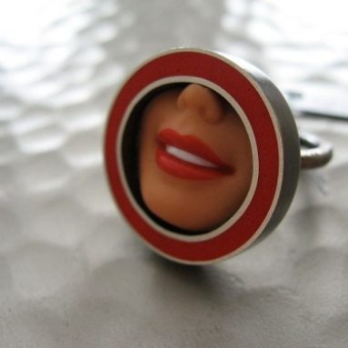 Hand Earrings and Smile Ring
