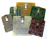 Recycled circuit board mini magnetic clipboards