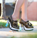 Skywalker Lightsaber Lace Up Heels