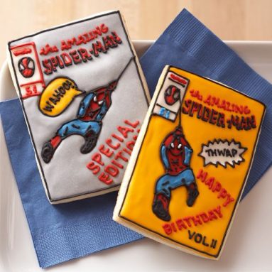 Spider-Man Comic Book Cookie Cutters