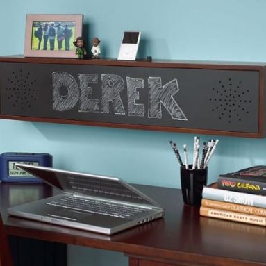 Chalkboard Speaker Shelf