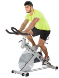 Indoor exercise bike with bluetooth and app