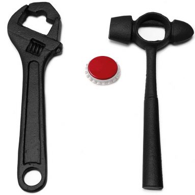 iron tool bottle openers