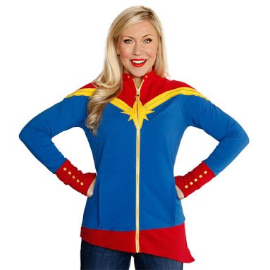 Captain Marvel Ladies’ Zip-Up Jacket