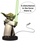Star Wars Yoda USB Desk Protector Figure
