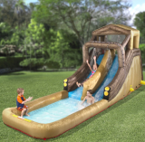 The Inflatable Backyard Log Flume