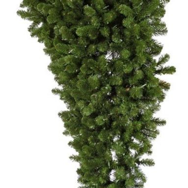 6.0′ American Upside Down Half Christmas Tree