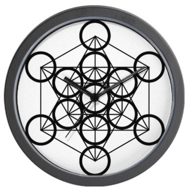 Metatron’s Cube – Wall Clock