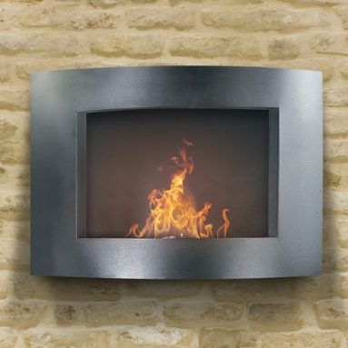 Adena Wall Mount Liquid Fuel Fireplace