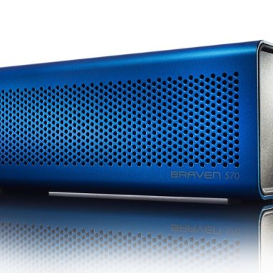 Braven 570 Blue Portable Bluetooth Speaker, Speakerphone and Charger