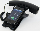 Black Handset and Sync Stand for iPhone 4S