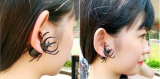 Rhinoceros Beetle Earrings