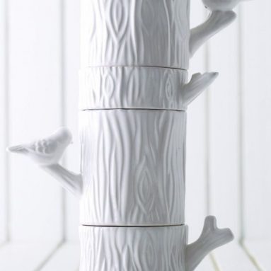 Two’s Chickadee Tea Measuring Cup