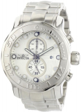 Invicta Men’s Silver Textured Dial Stainless Steel Watch